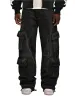Baggy Cargo Denim - Black sold by reputation studios