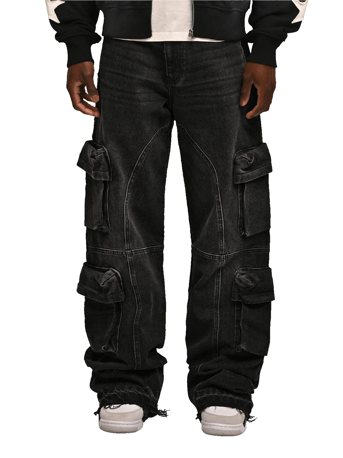 Baggy Cargo Denim - Black sold by reputation studios product image thumbnail 3