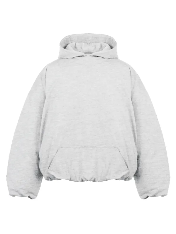 Puffer Hoodie - Heather Grey sold by reputation studios