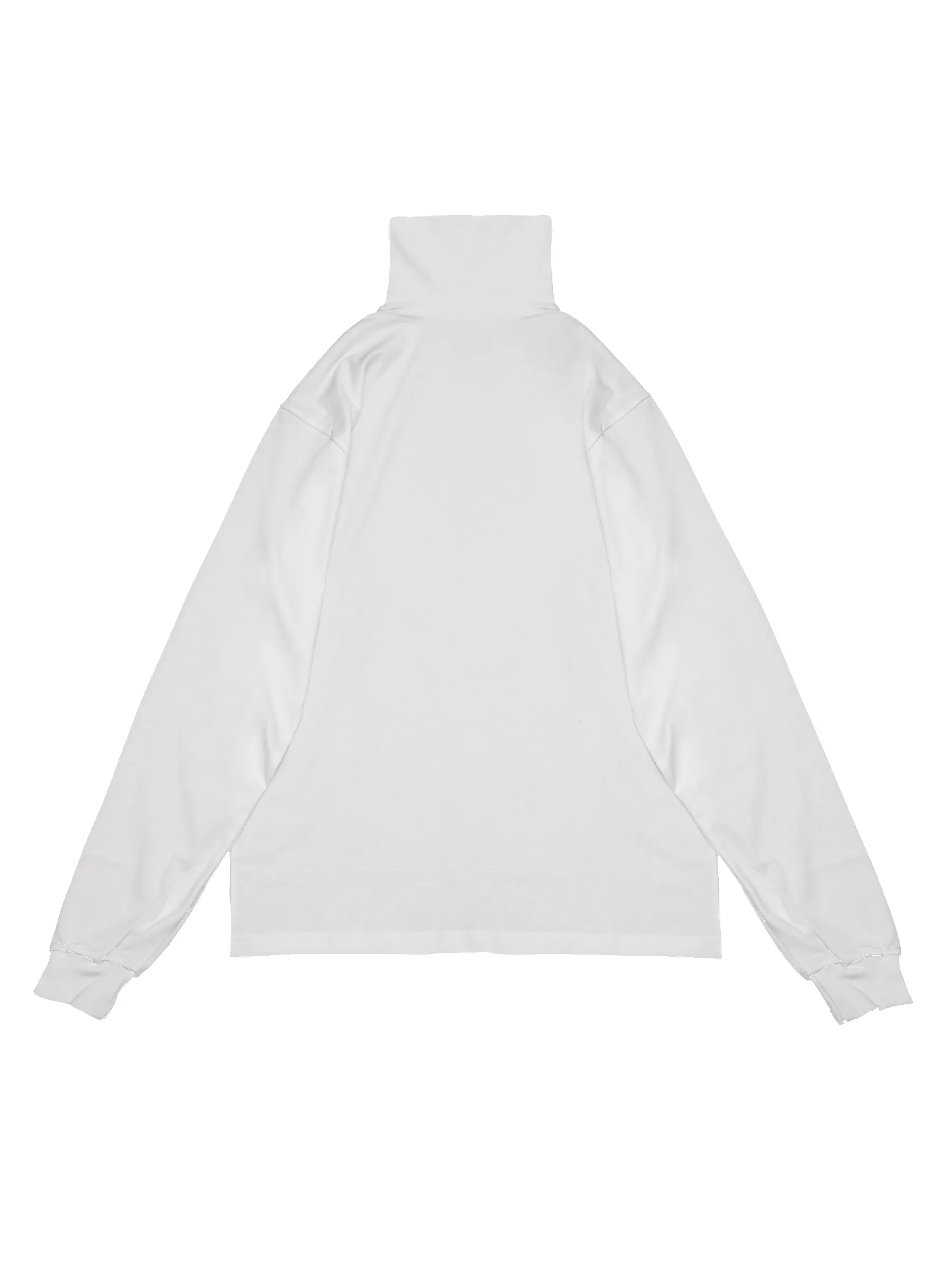 Turtle Neck Tee - White sold by reputation studios