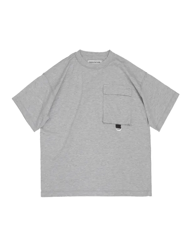 Utility Tee - Heather Grey sold by reputation studios