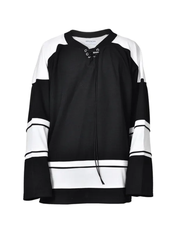 Hockey Jersey - Black sold by reputation studios