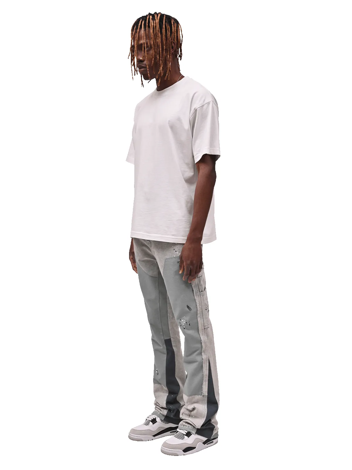 Flare Canvas Pants - Stone sold by reputation studios product image thumbnail 5