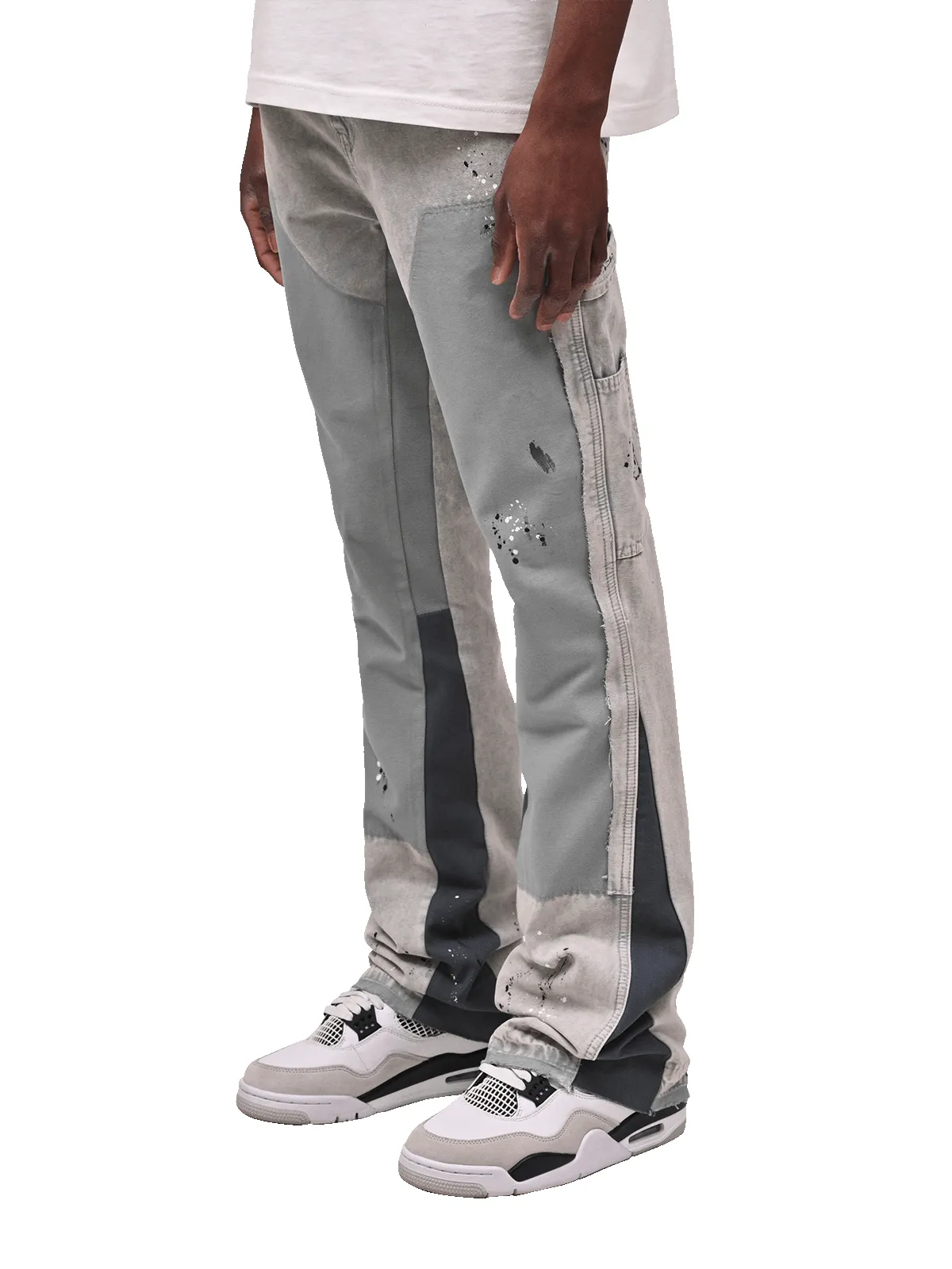 Flare Canvas Pants - Stone sold by reputation studios product image thumbnail 3