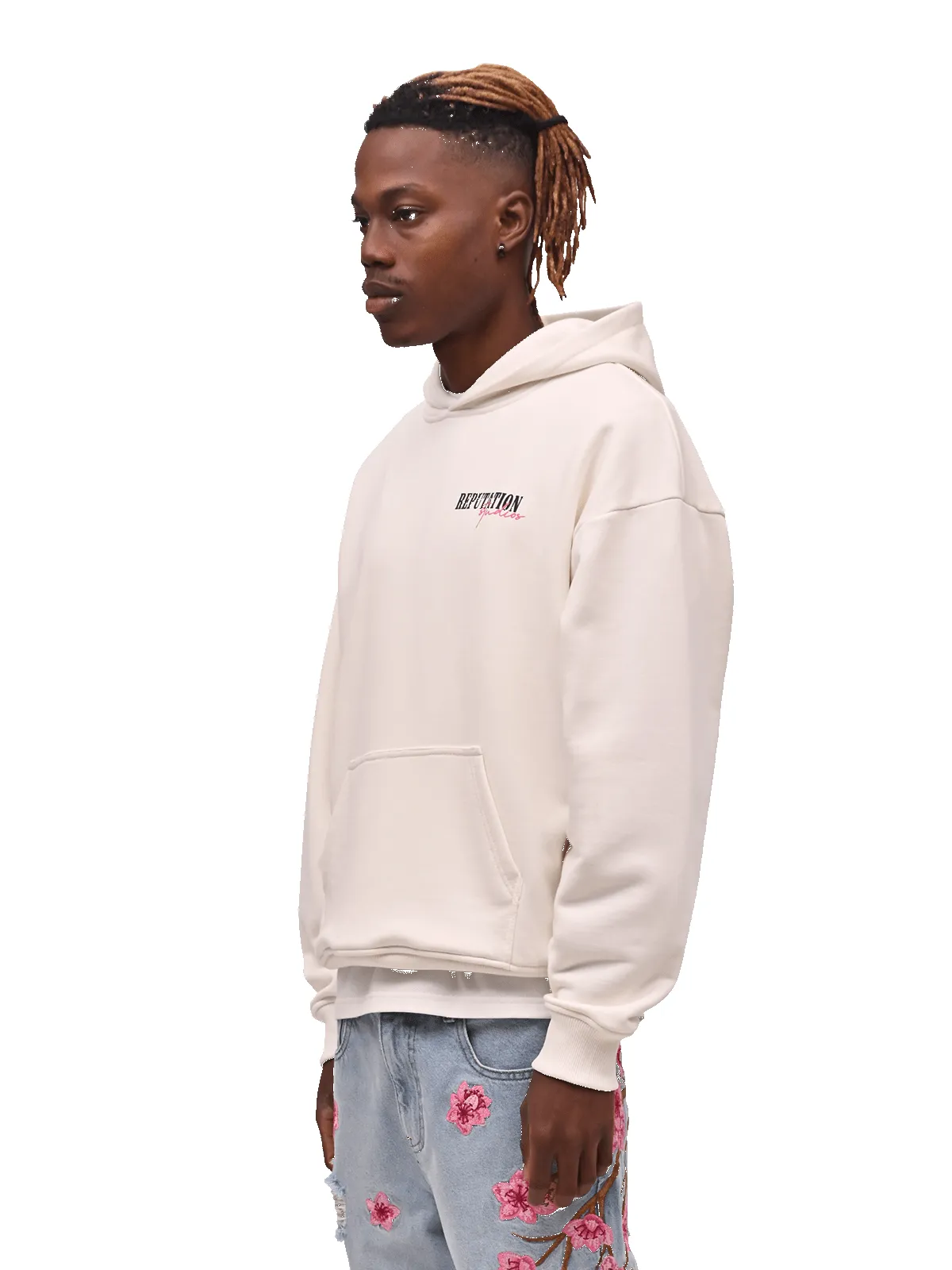 Limited Edition "Statement Piece" Hoodie - Off White sold by reputation studios product image thumbnail 4