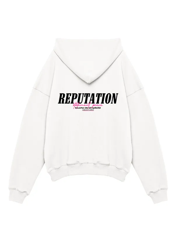 Limited Edition "Statement Piece" Hoodie - Off White sold by reputation studios