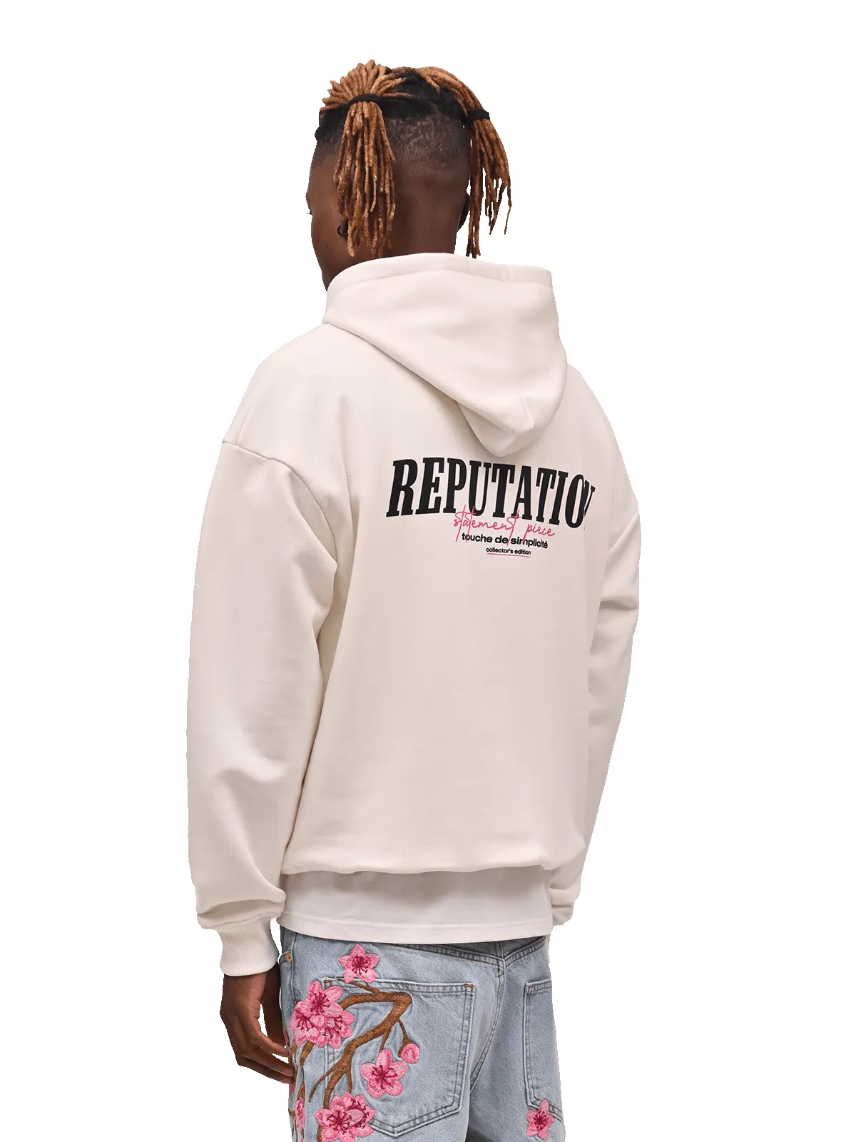 Limited Edition "Statement Piece" Hoodie - Off White sold by reputation studios product image thumbnail 5
