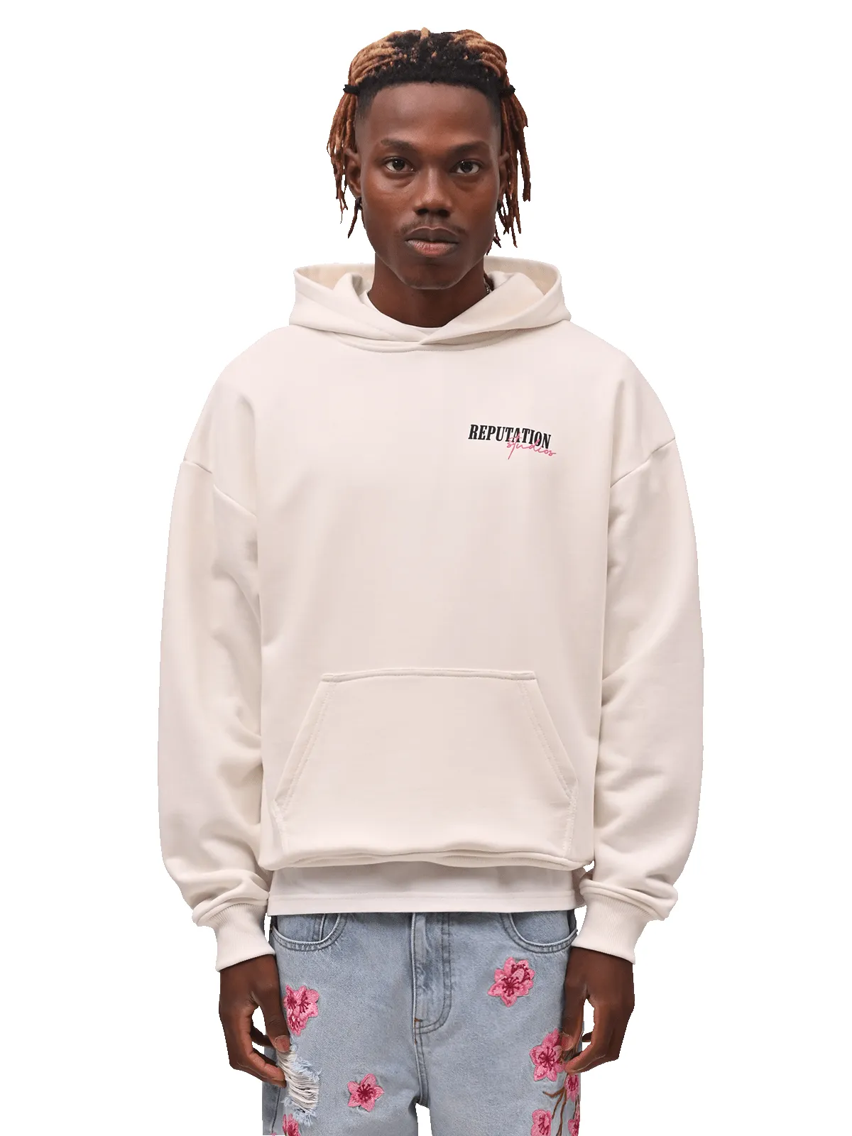 Limited Edition "Statement Piece" Hoodie - Off White sold by reputation studios product image thumbnail 3