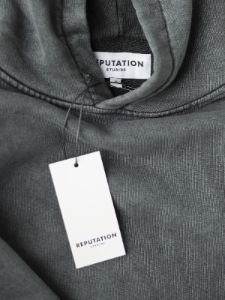 Vintage Grey Hoodie sold by reputation studios