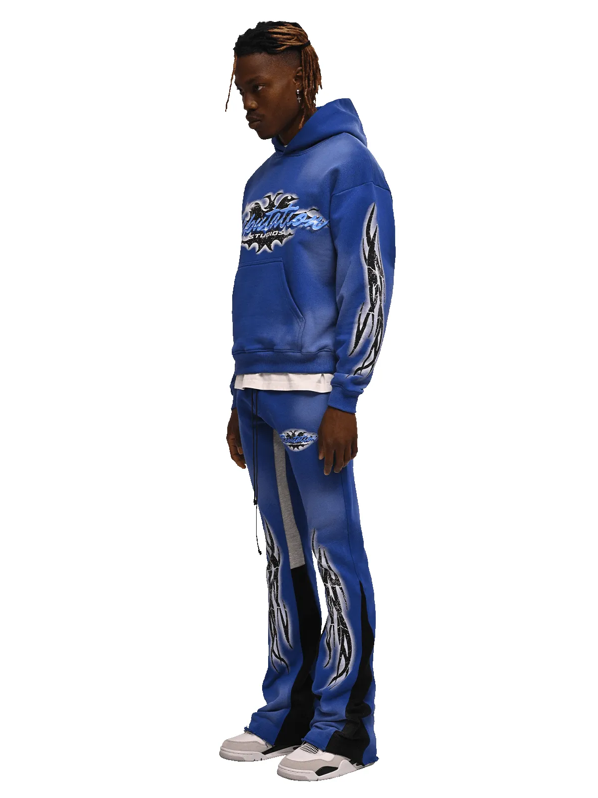 Tribal Flare Sweatpants - Royal Blue sold by reputation studios product image thumbnail 5
