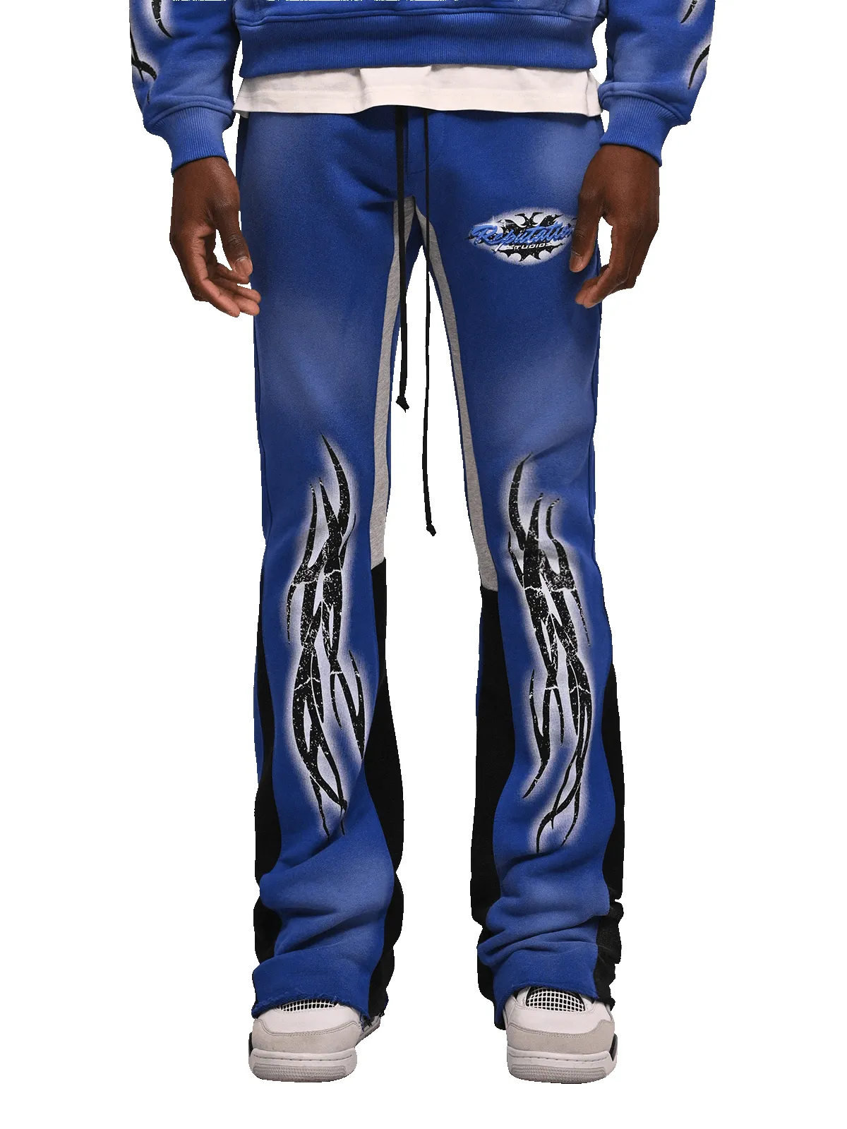 Tribal Flare Sweatpants - Royal Blue sold by reputation studios product image thumbnail 3