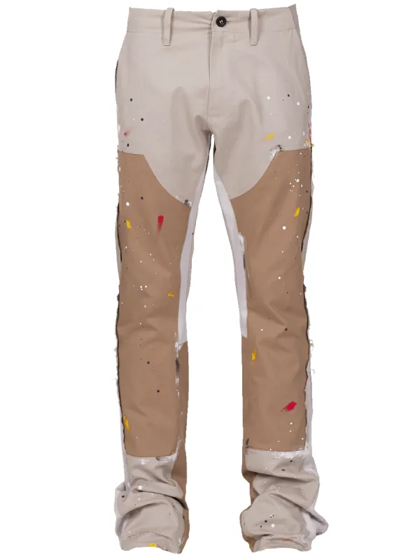 Flare Carpenter Pants - Taupe sold by reputation studios