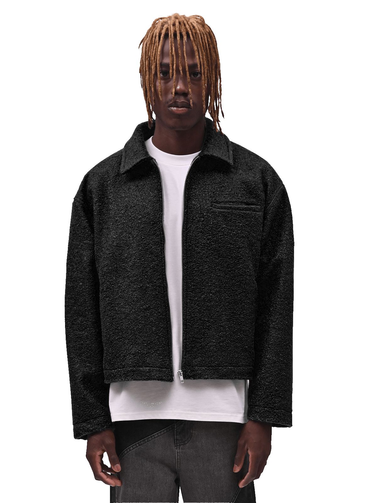 Cropped Jacket - Black sold by reputation studios product image thumbnail 2