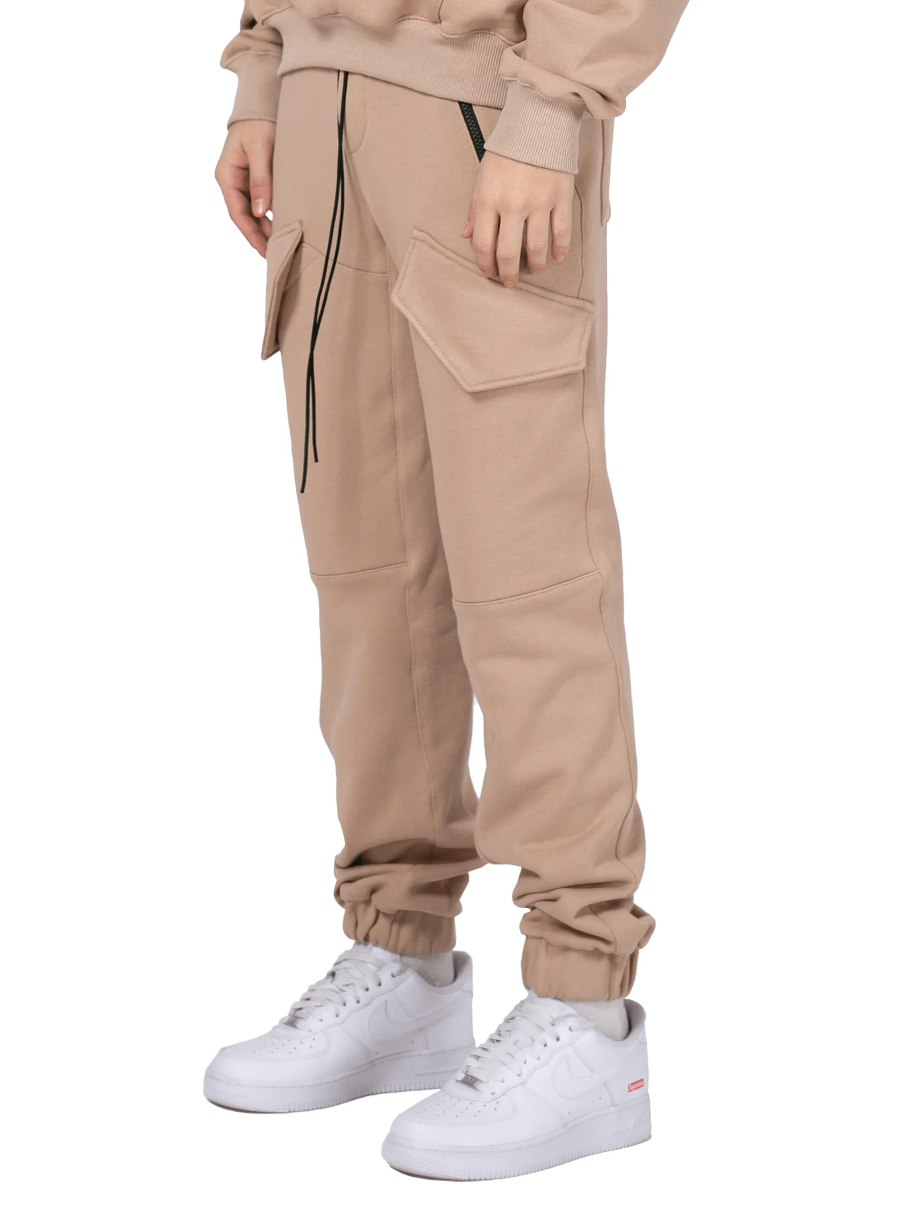 Front Pocket Sweatpants - Sand sold by reputation studios product image thumbnail 3