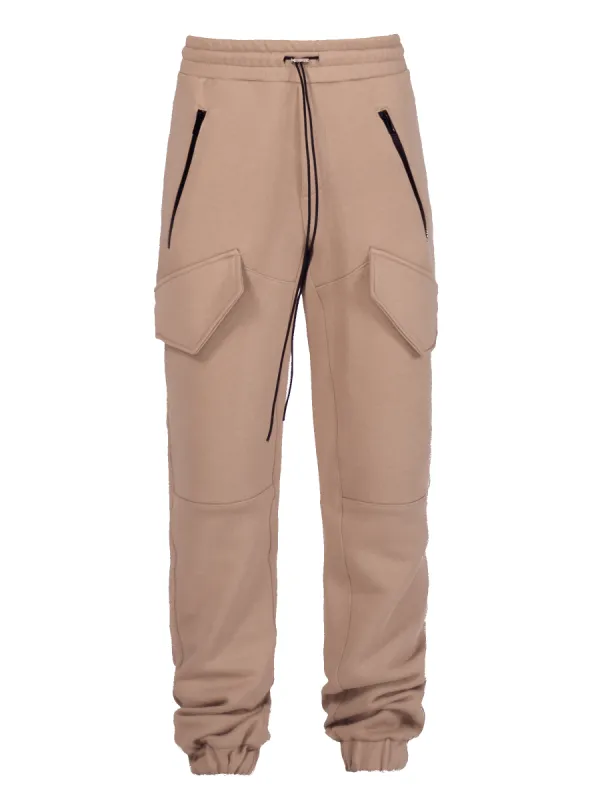 Front Pocket Sweatpants - Sand sold by reputation studios