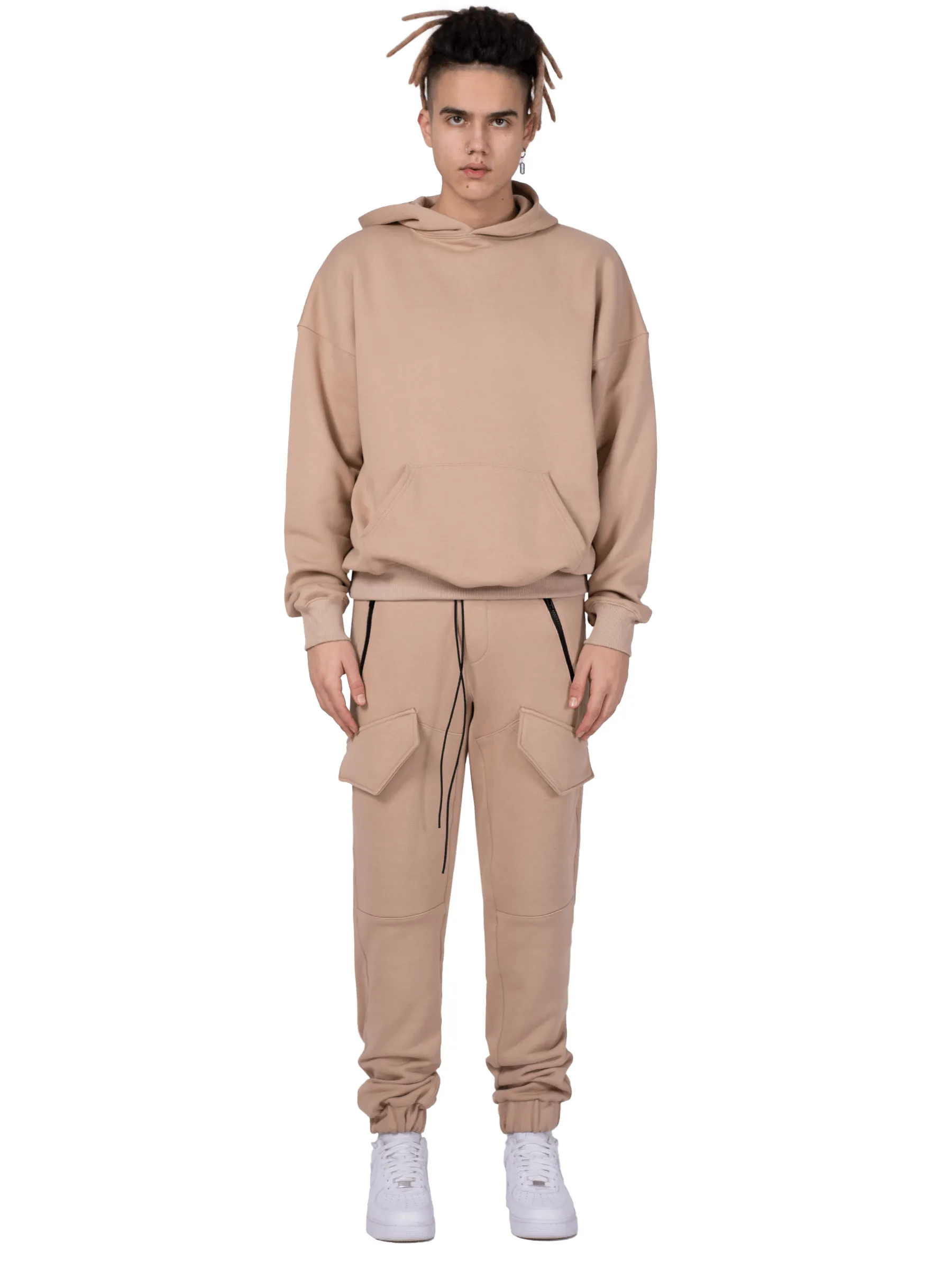 Front Pocket Sweatpants - Sand sold by reputation studios product image thumbnail 5