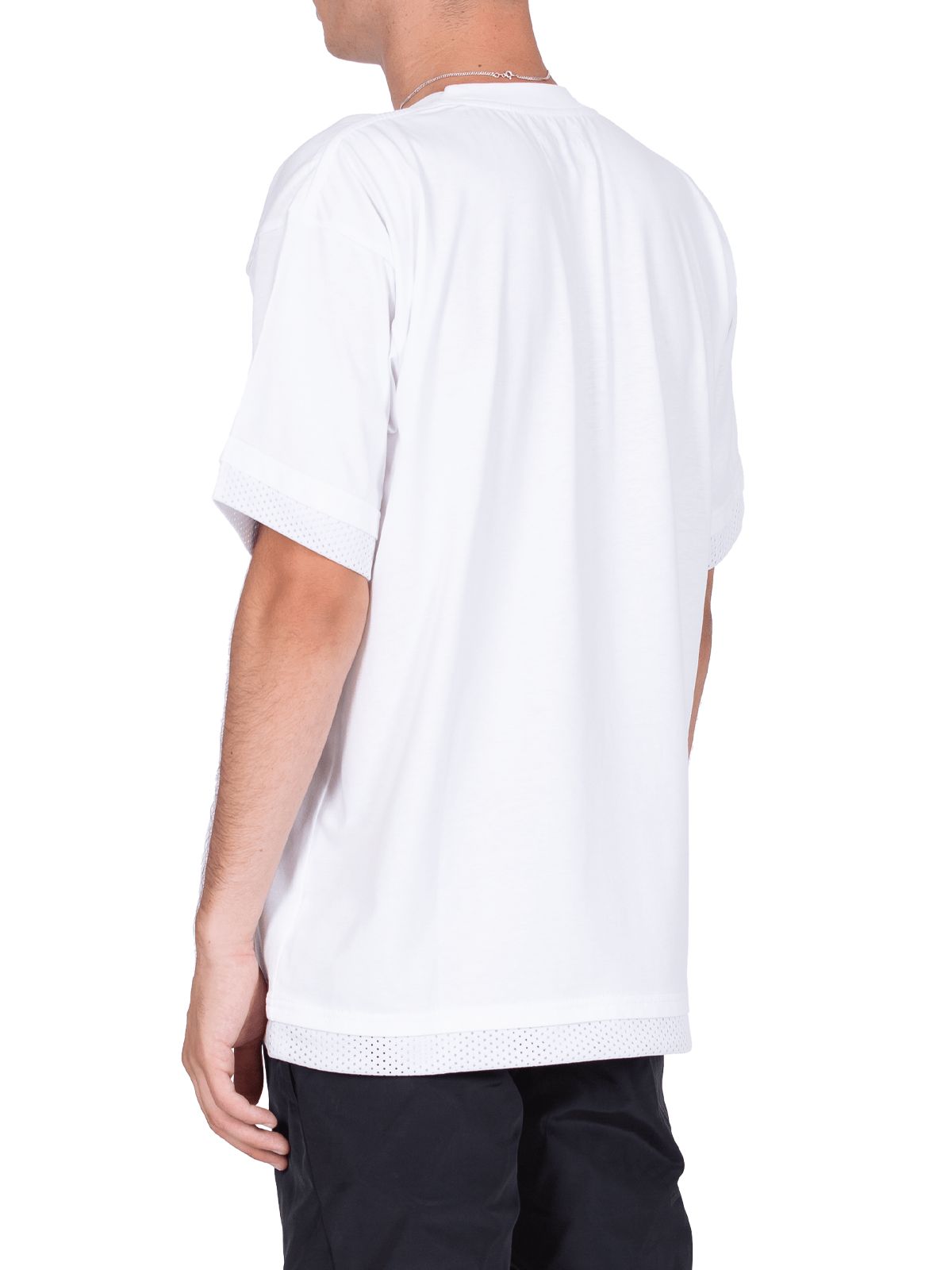 Mesh Layered Tee - White sold by reputation studios product image thumbnail 4