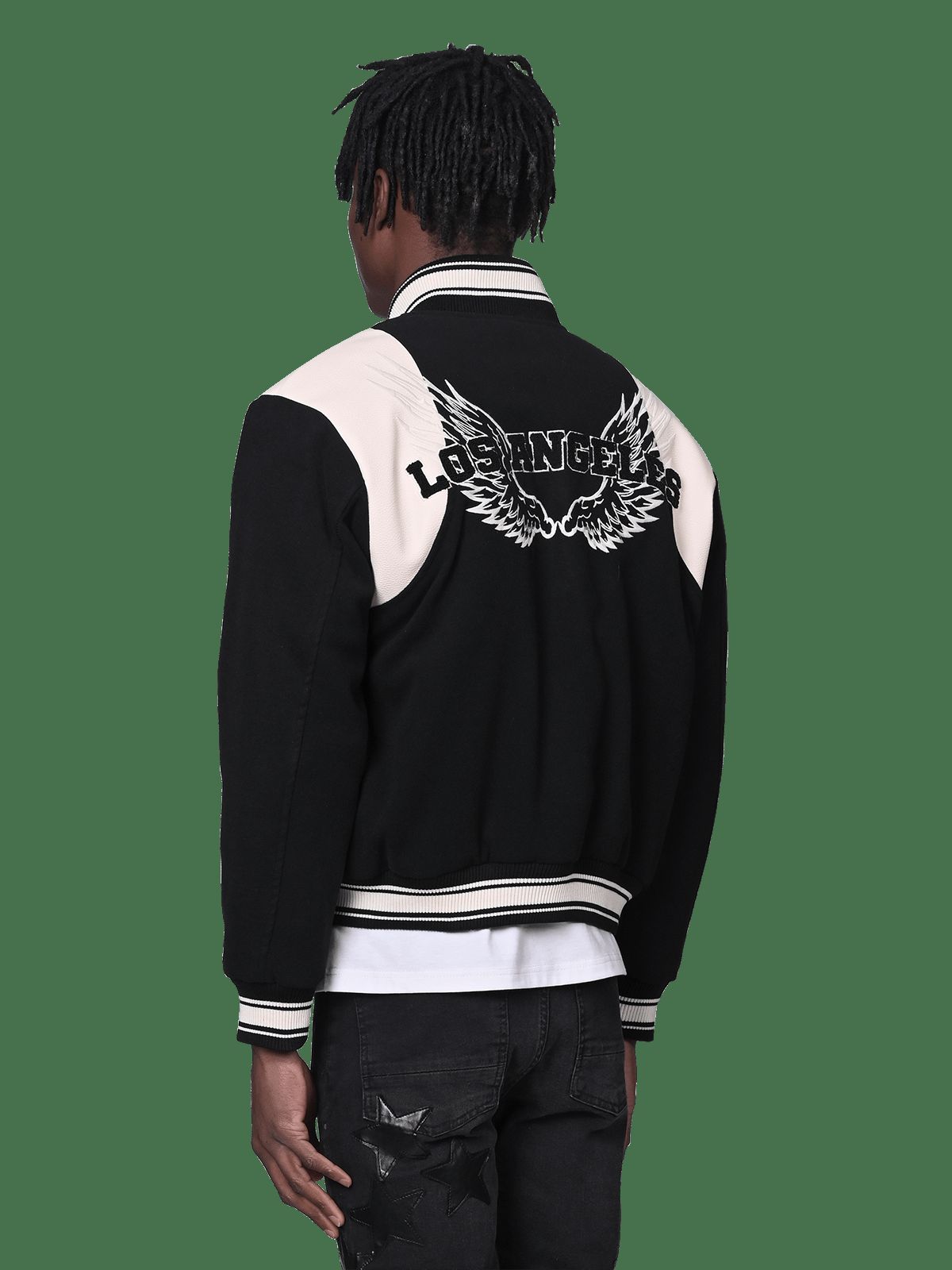 Varsity Jacket - Black sold by reputation studios product image thumbnail 4