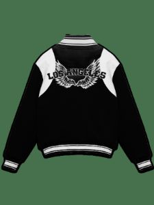 Varsity Jacket - Black sold by reputation studios
