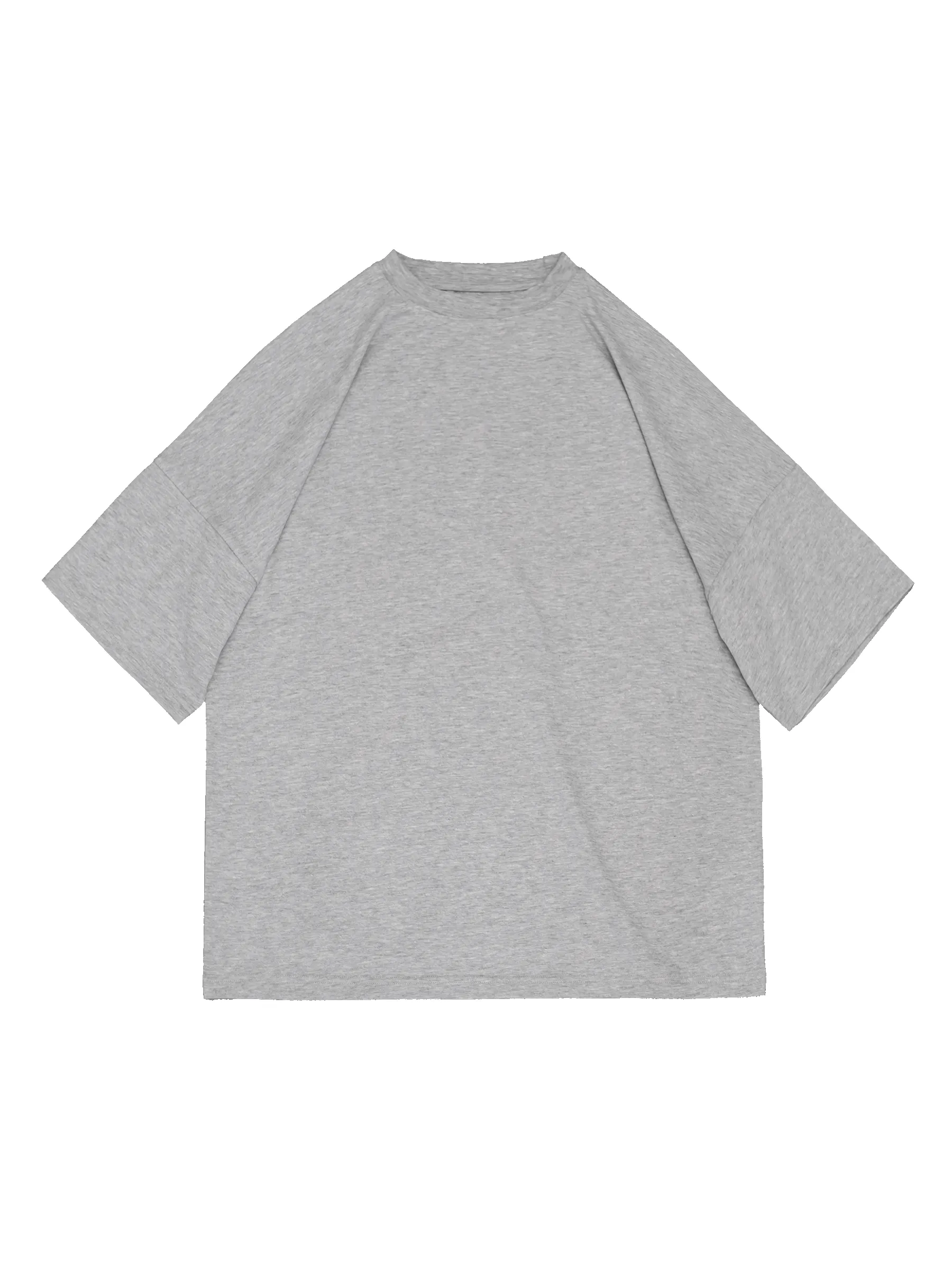 Drop Shoulder Tee - Heather Grey sold by reputation studios