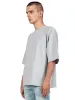 Drop Shoulder Tee - Heather Grey sold by reputation studios