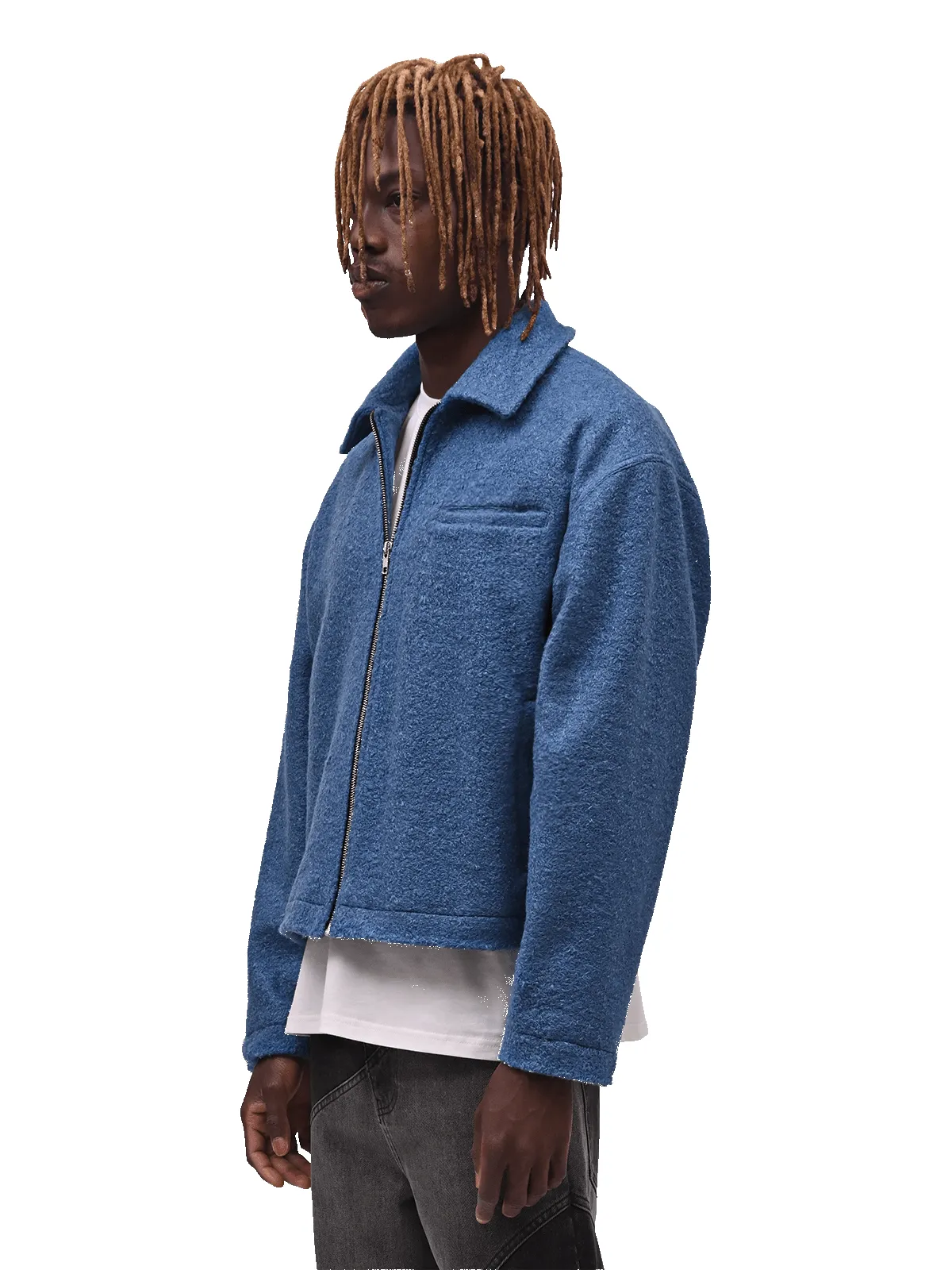 Cropped Jacket - Blue sold by reputation studios product image thumbnail 4