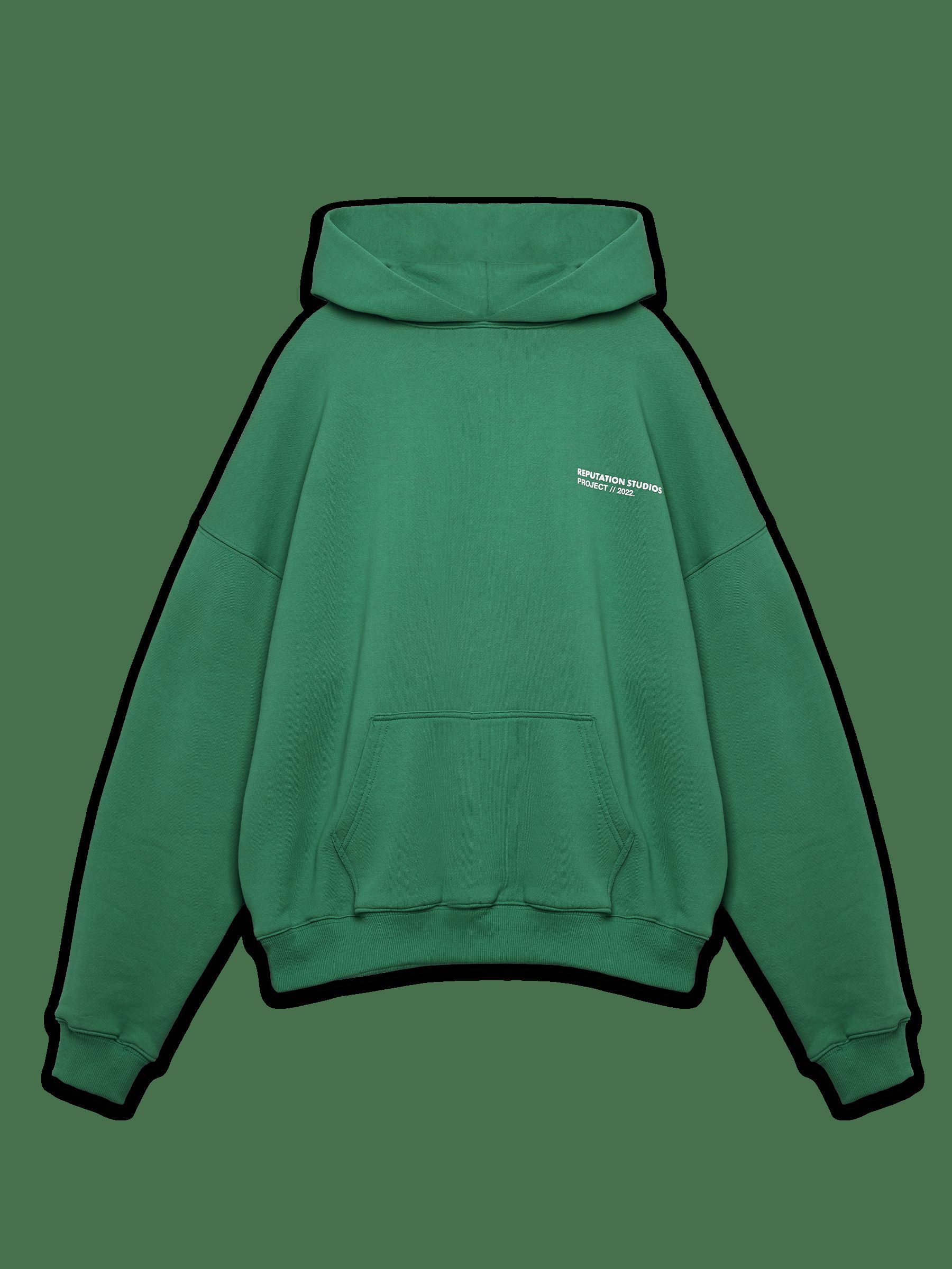 "Statement Piece" Hoodie - Pine Green sold by reputation studios product image thumbnail 2