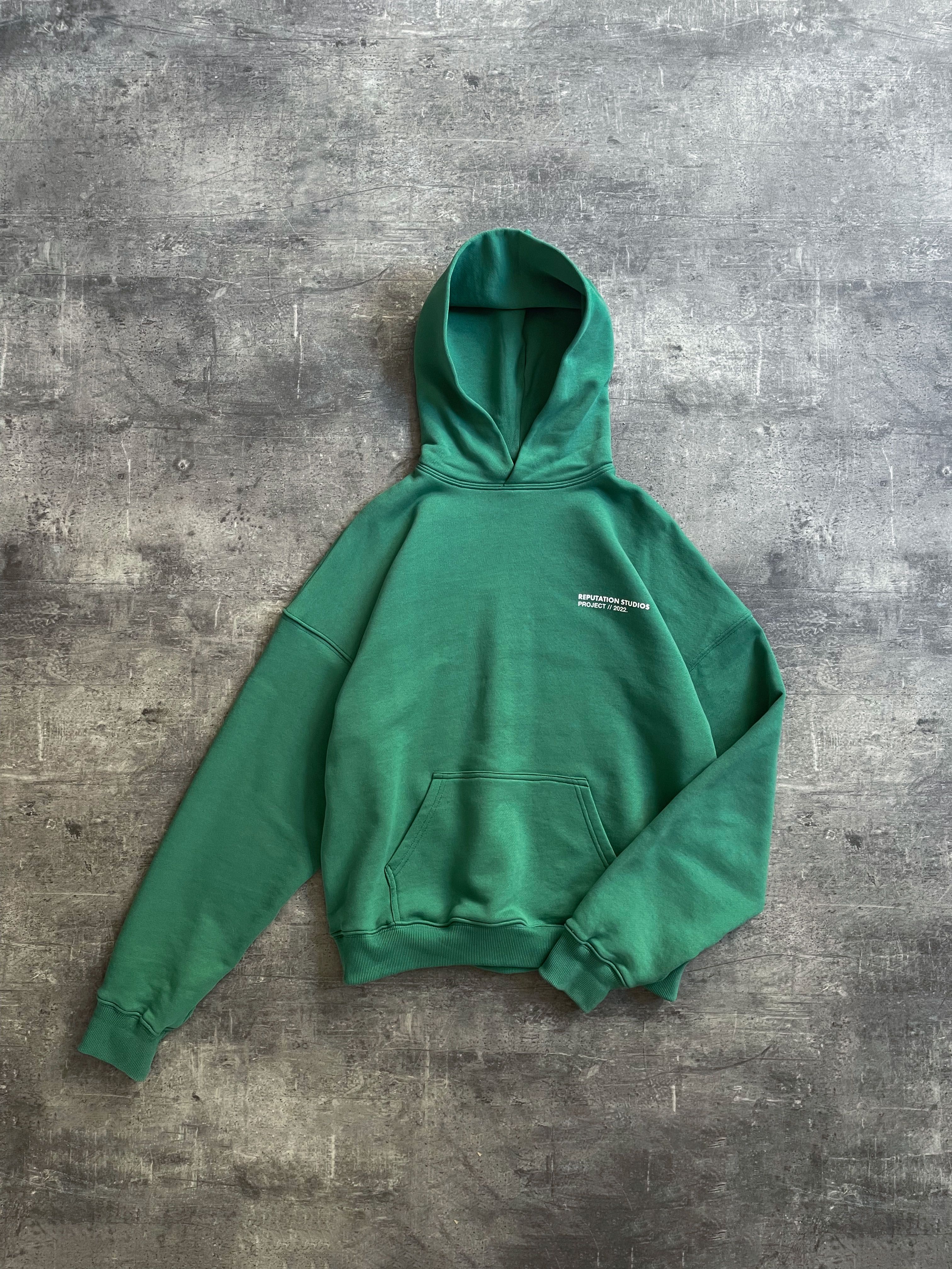 "Statement Piece" Hoodie - Pine Green sold by reputation studios product image thumbnail 6