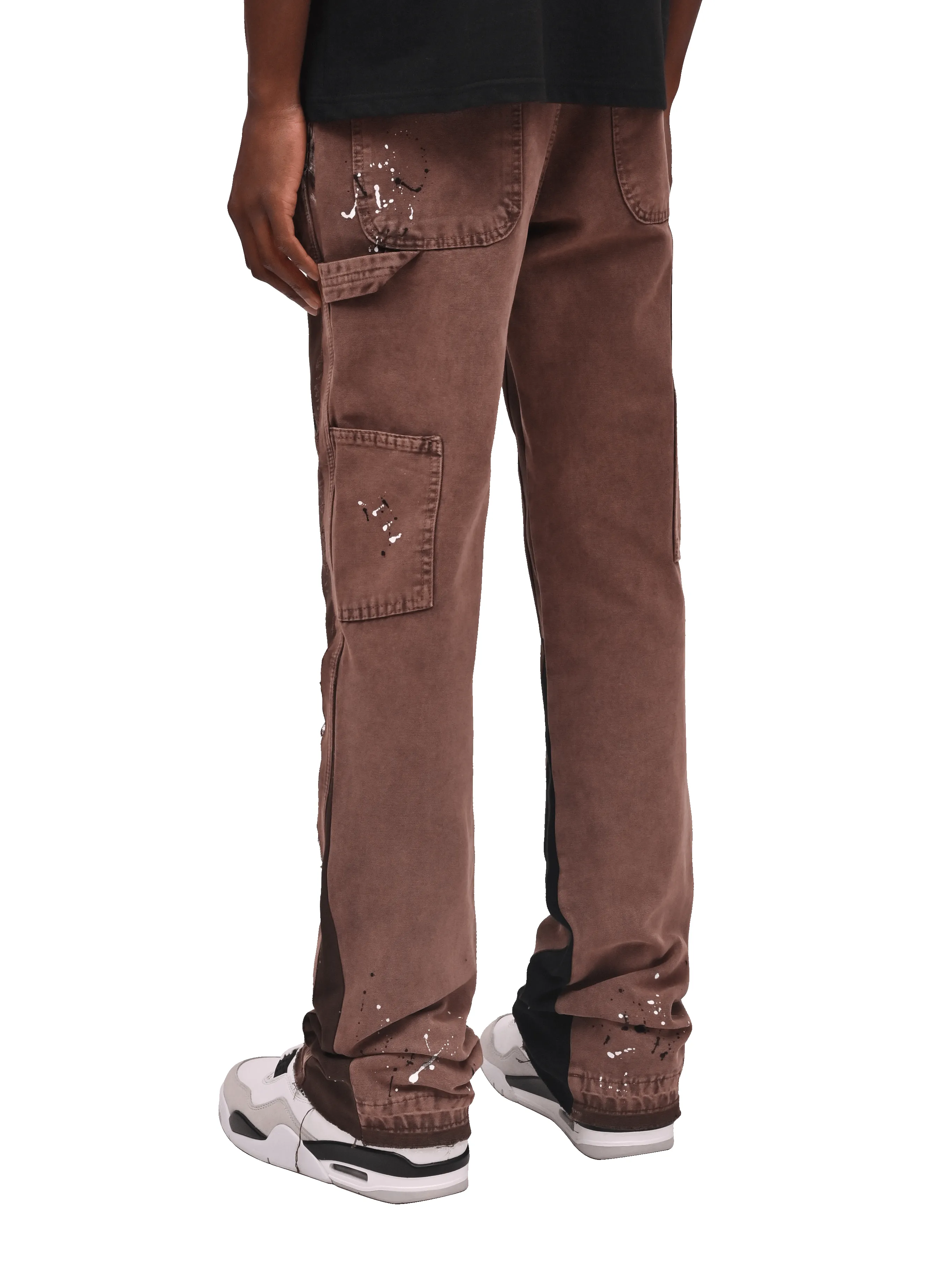Flare Canvas Pants - Mocha sold by reputation studios product image thumbnail 4