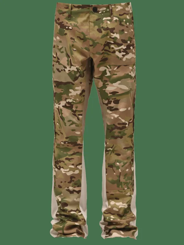 Flare Carpenter Pants - Camo sold by reputation studios