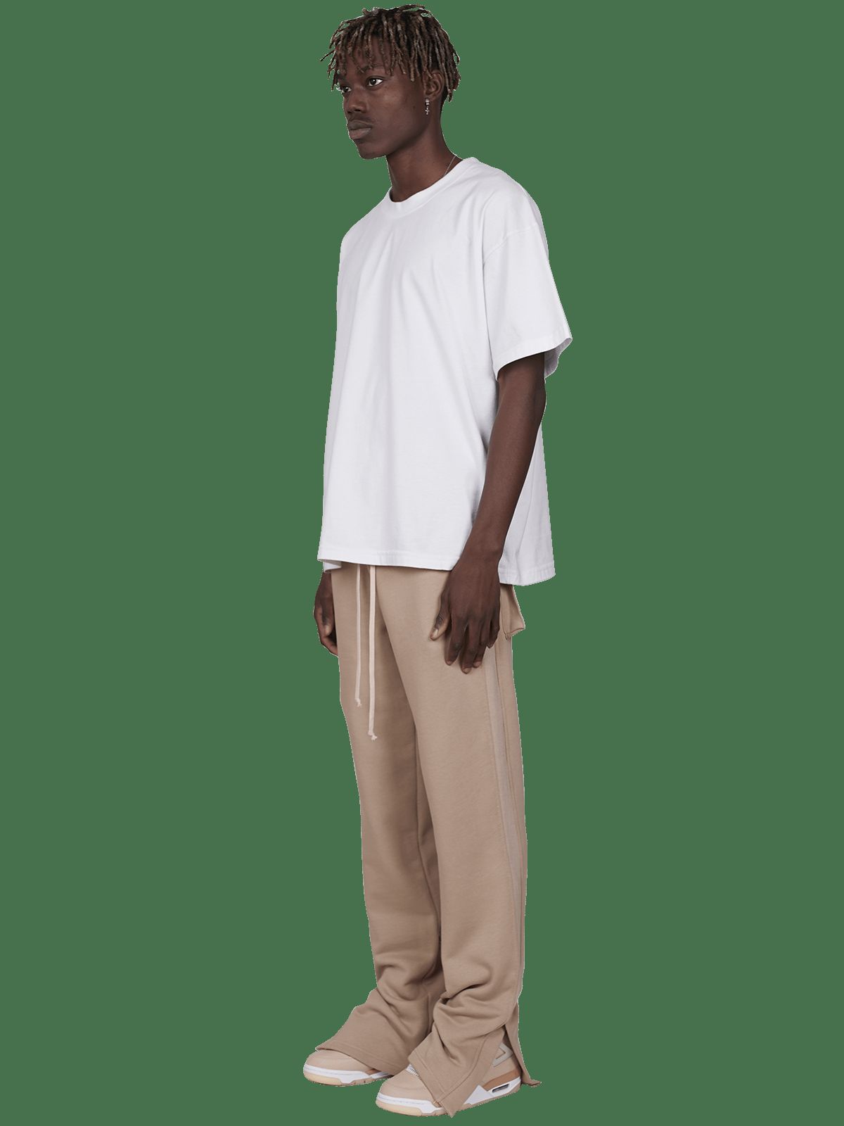 Split Sweatpants - Sand sold by reputation studios product image thumbnail 5