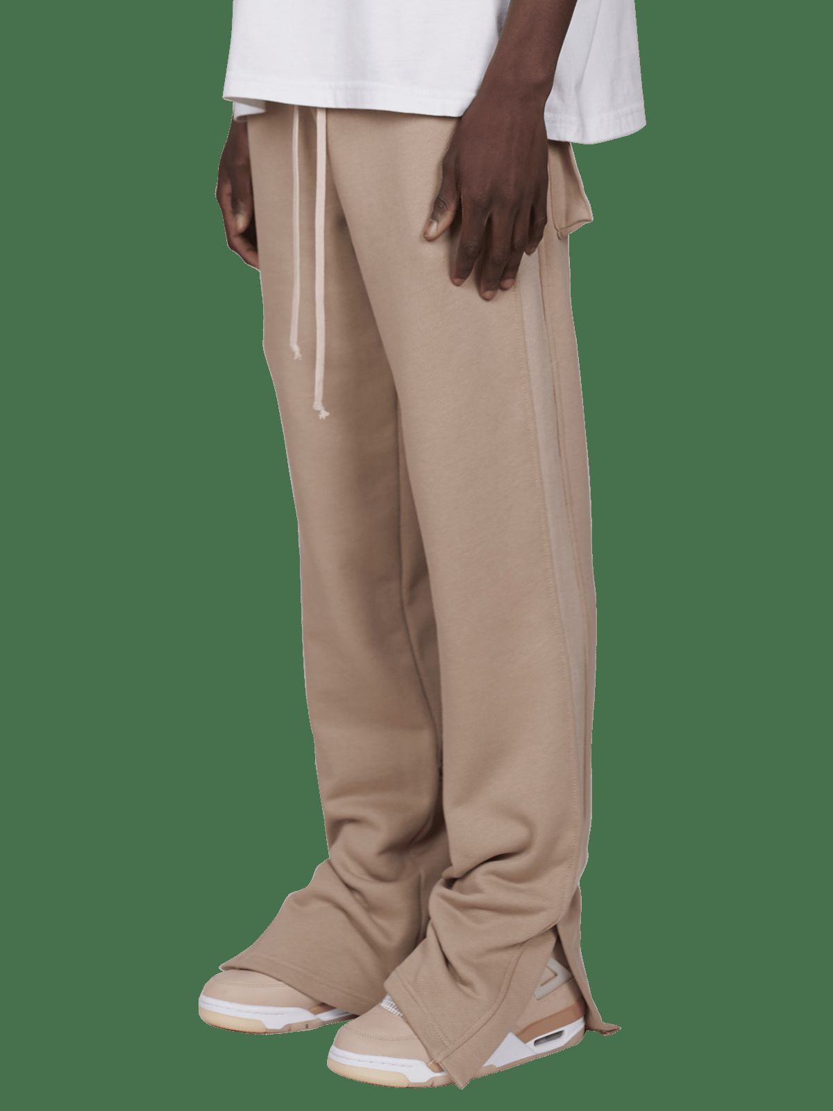 Split Sweatpants - Sand sold by reputation studios product image thumbnail 3