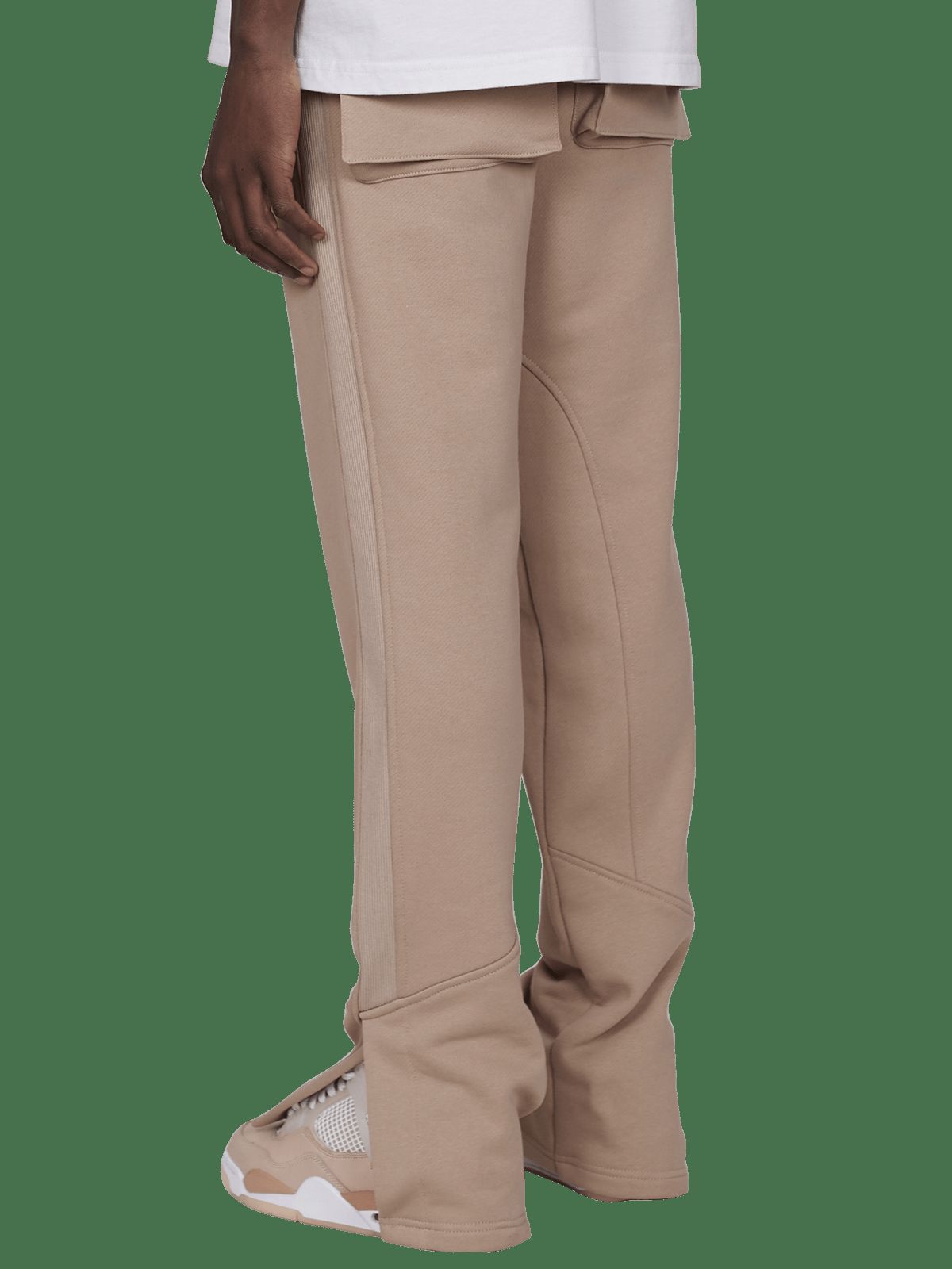 Split Sweatpants - Sand sold by reputation studios product image thumbnail 4