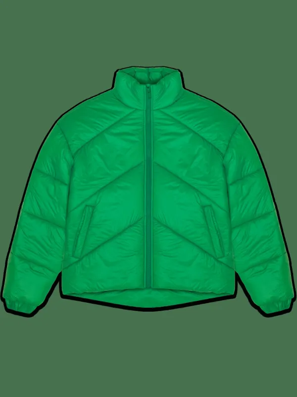 Puffer Jacket - Pine Green sold by reputation studios