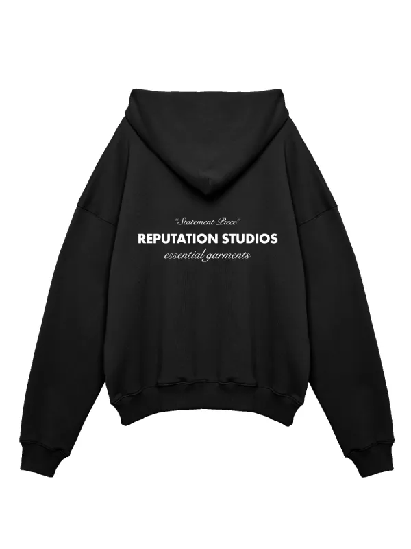 "Statement Piece" Hoodie - Black sold by reputation studios