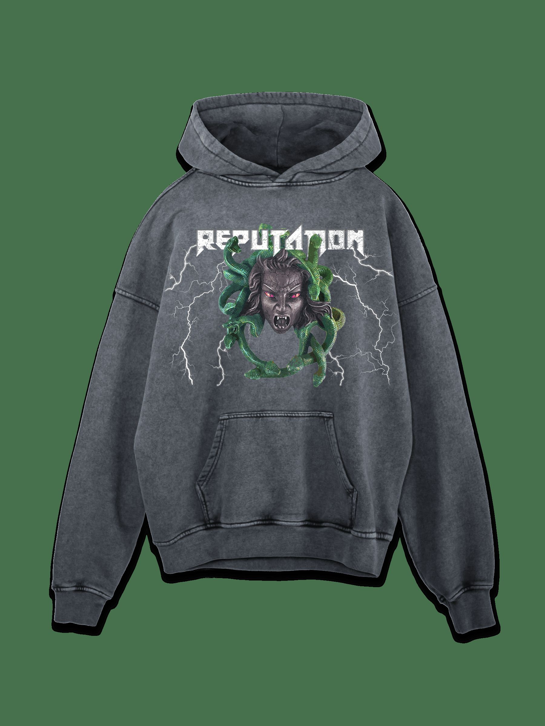 Vintage Grey Hoodie - Medusa sold by reputation studios