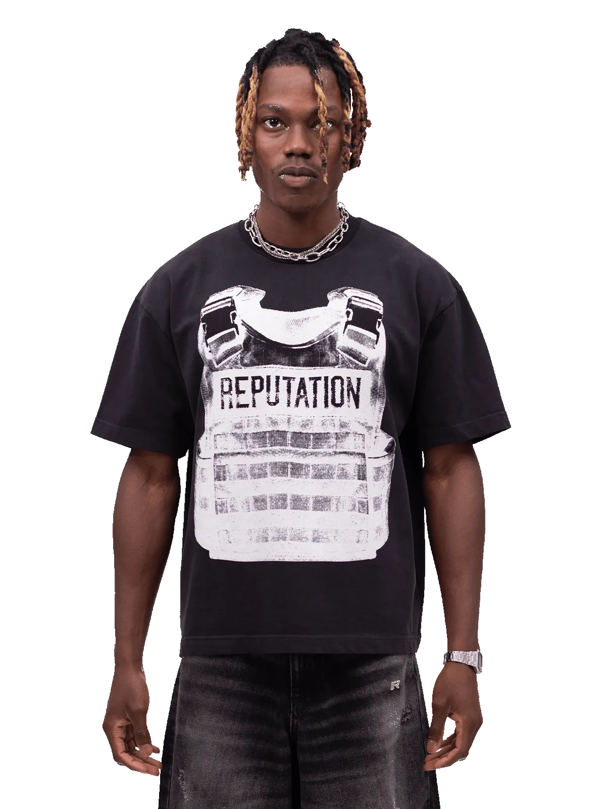 Bulletproof Vest Tee - Black sold by reputation studios product image thumbnail 3