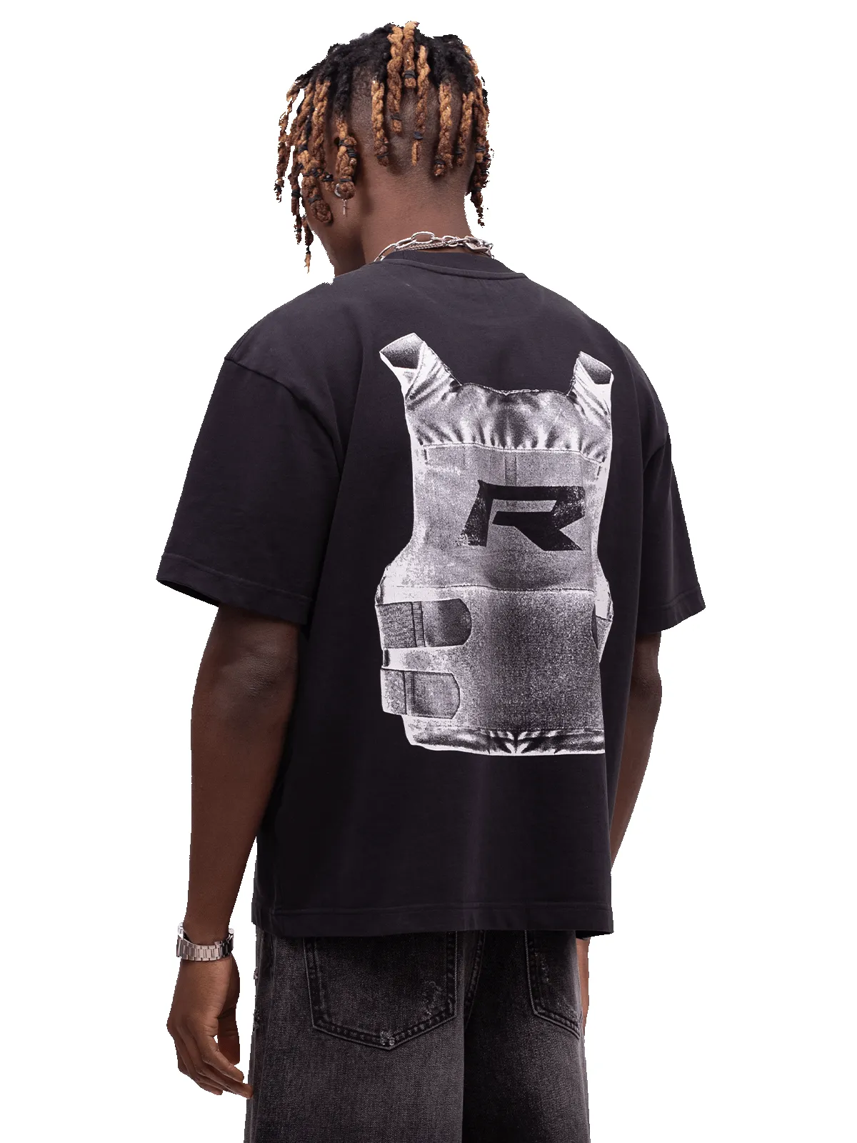 Bulletproof Vest Tee - Black sold by reputation studios product image thumbnail 5