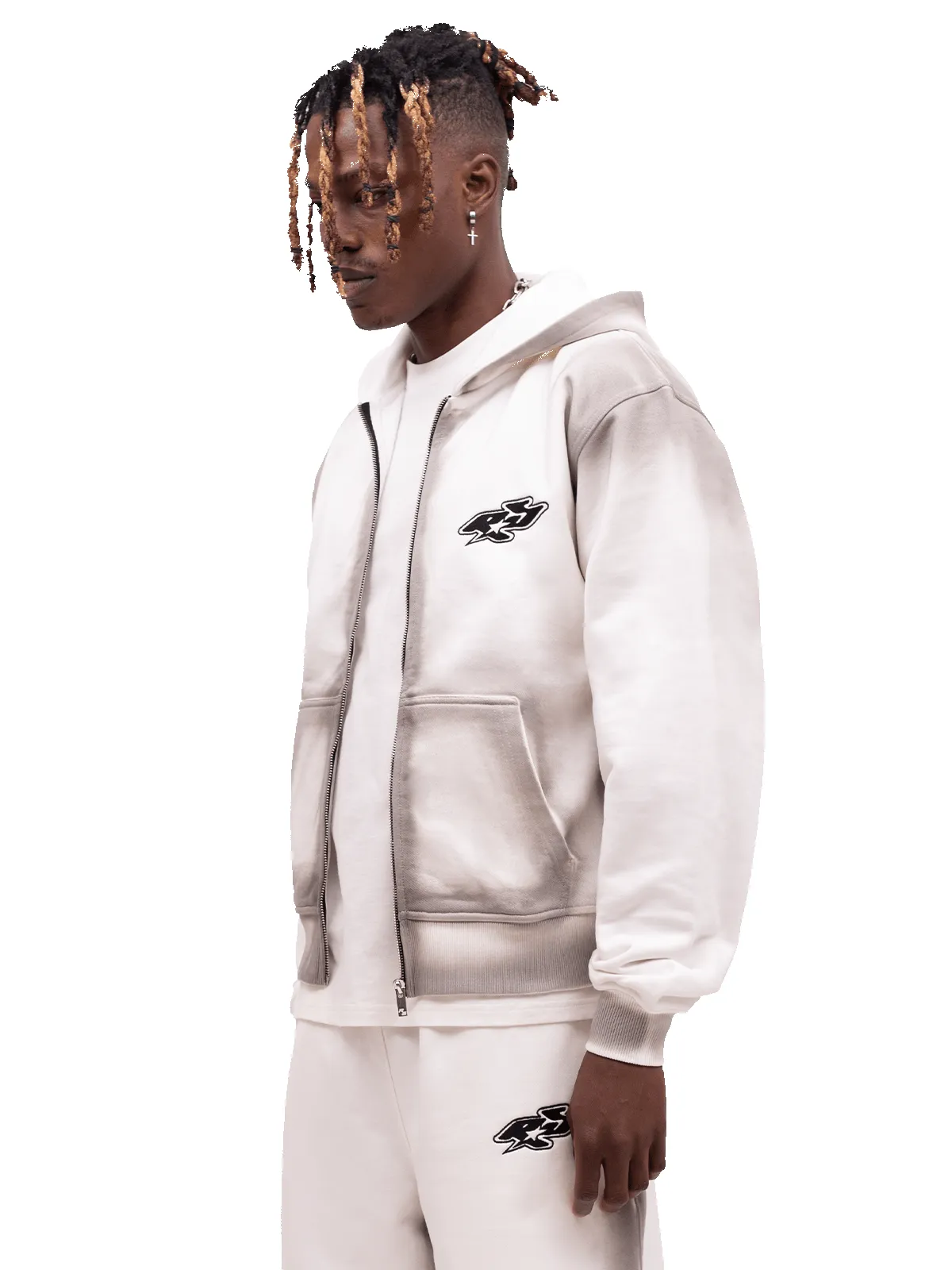 Y2K Zipper Hoodie - Pearl sold by reputation studios product image thumbnail 3