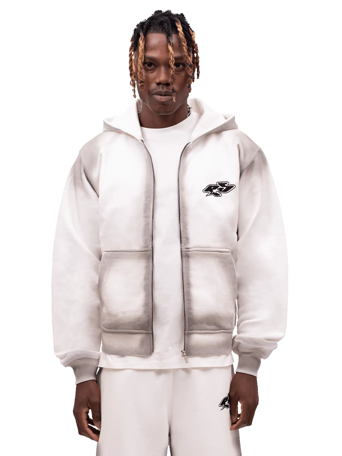 Y2K Zipper Hoodie - Pearl sold by reputation studios product image thumbnail 2