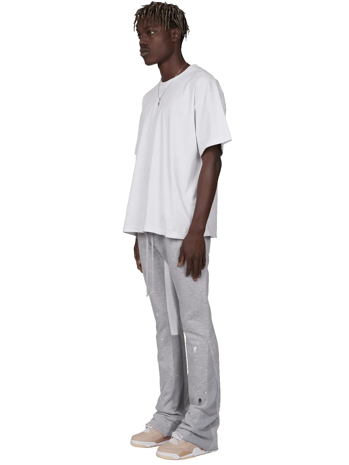 Flare Sweatpants - Grey sold by reputation studios product image thumbnail 5