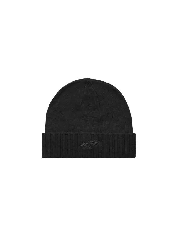 Y2K Knit Beanie - Black sold by reputation studios