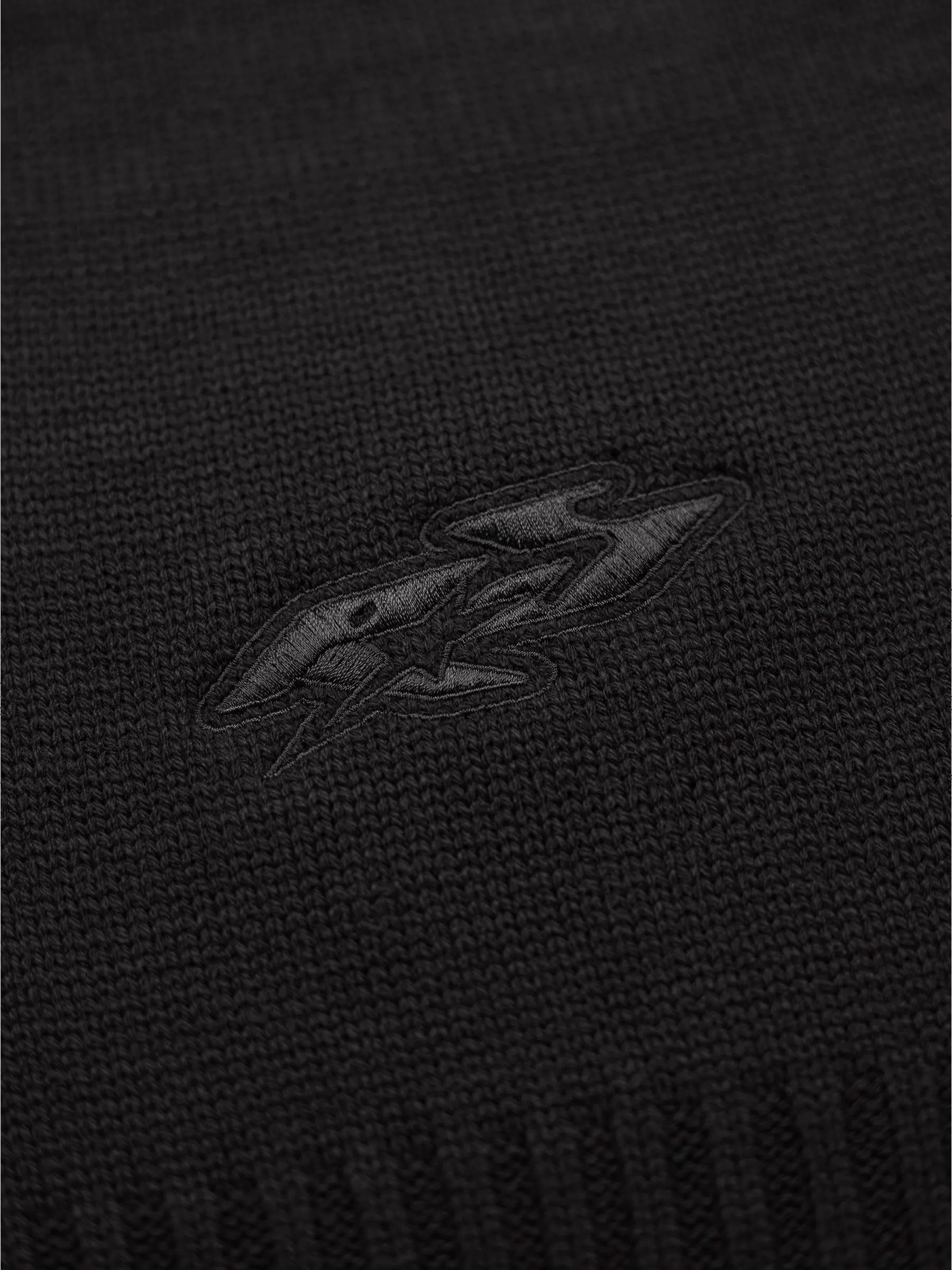 Y2K Knit Scarf - Black sold by reputation studios product image thumbnail 4