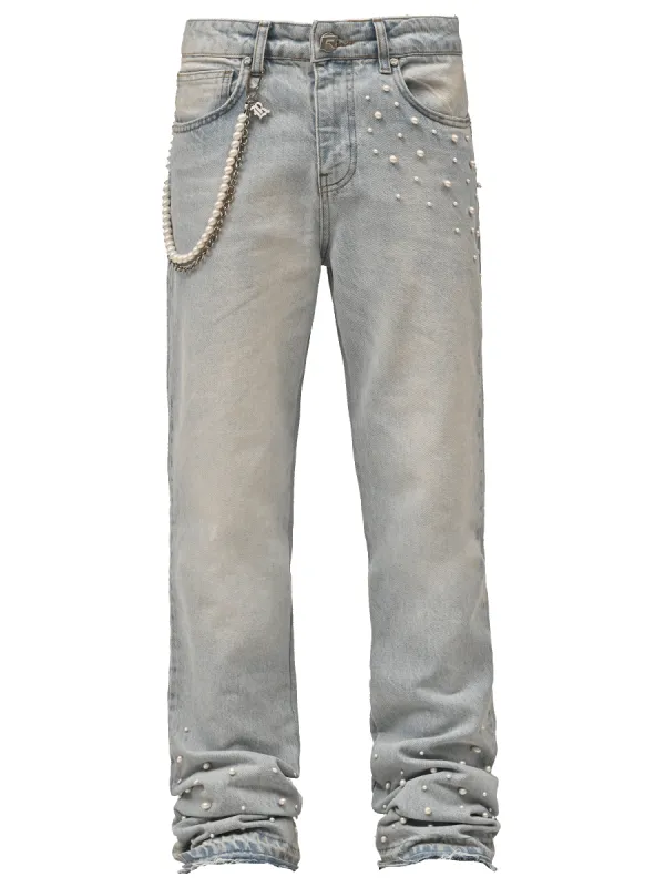 Pearl Denim - Light Stone sold by reputation studios