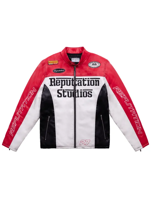 Moto Jacket - Red sold by reputation studios