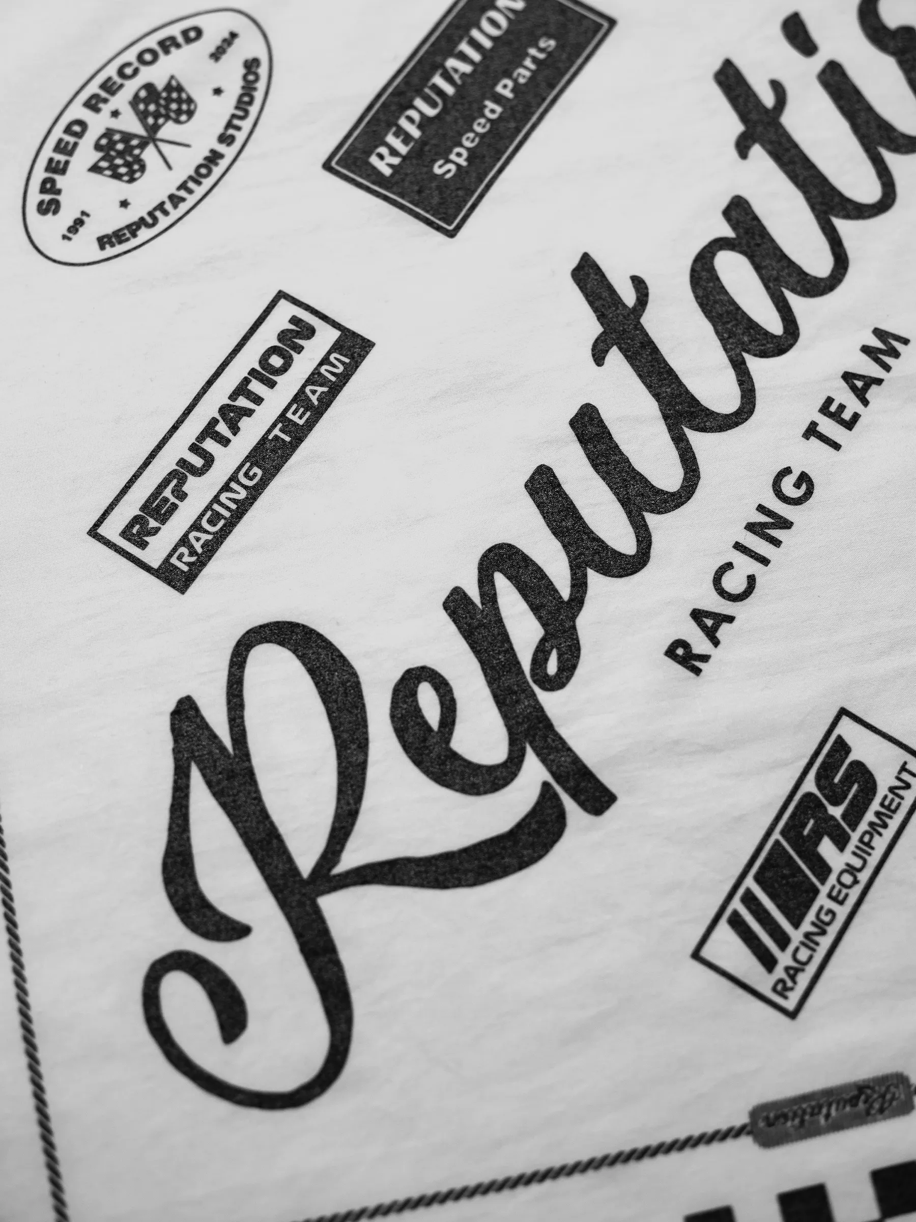 Moto Bandana - White sold by reputation studios product image thumbnail 3