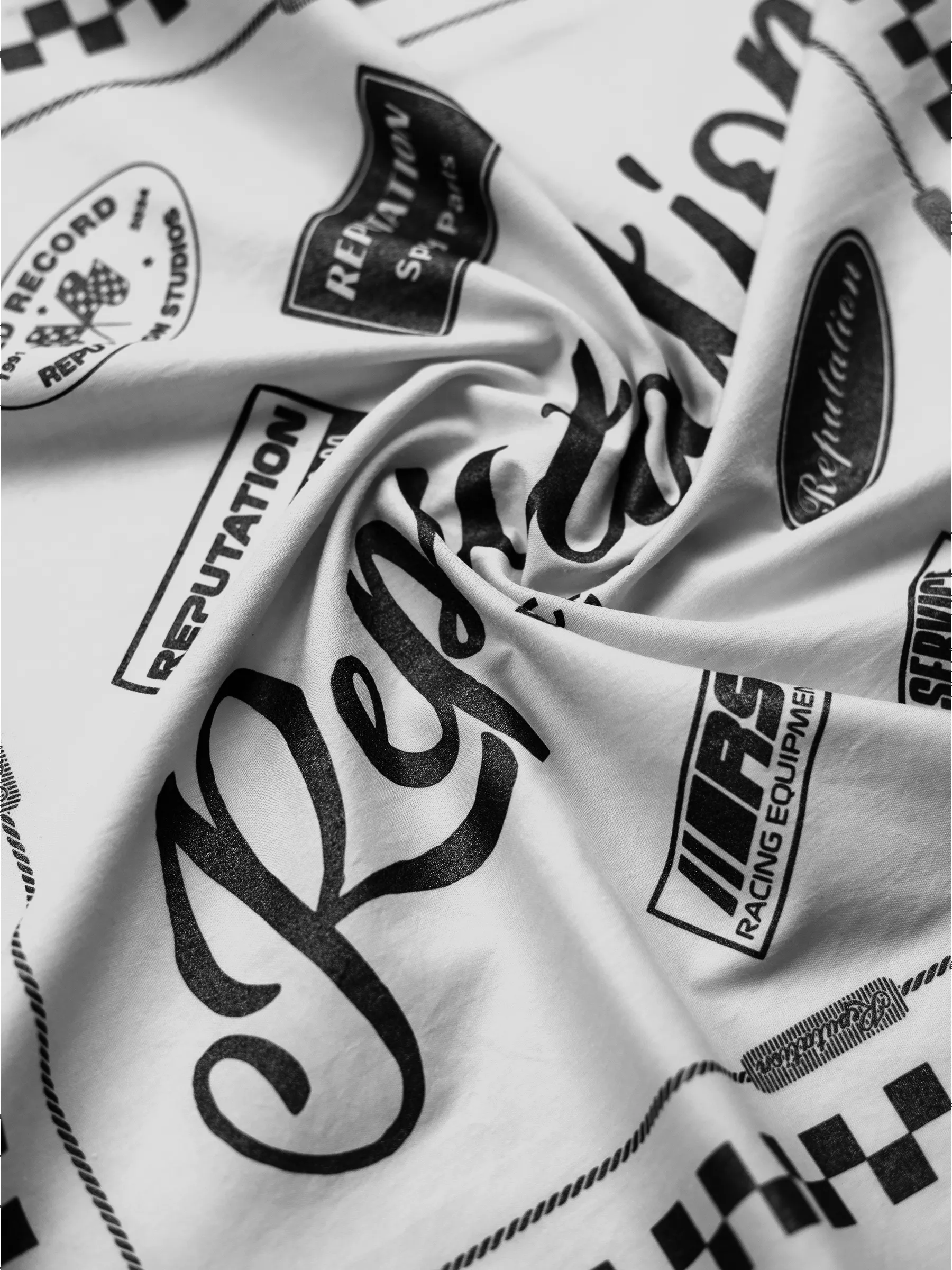 Moto Bandana - White sold by reputation studios product image thumbnail 2