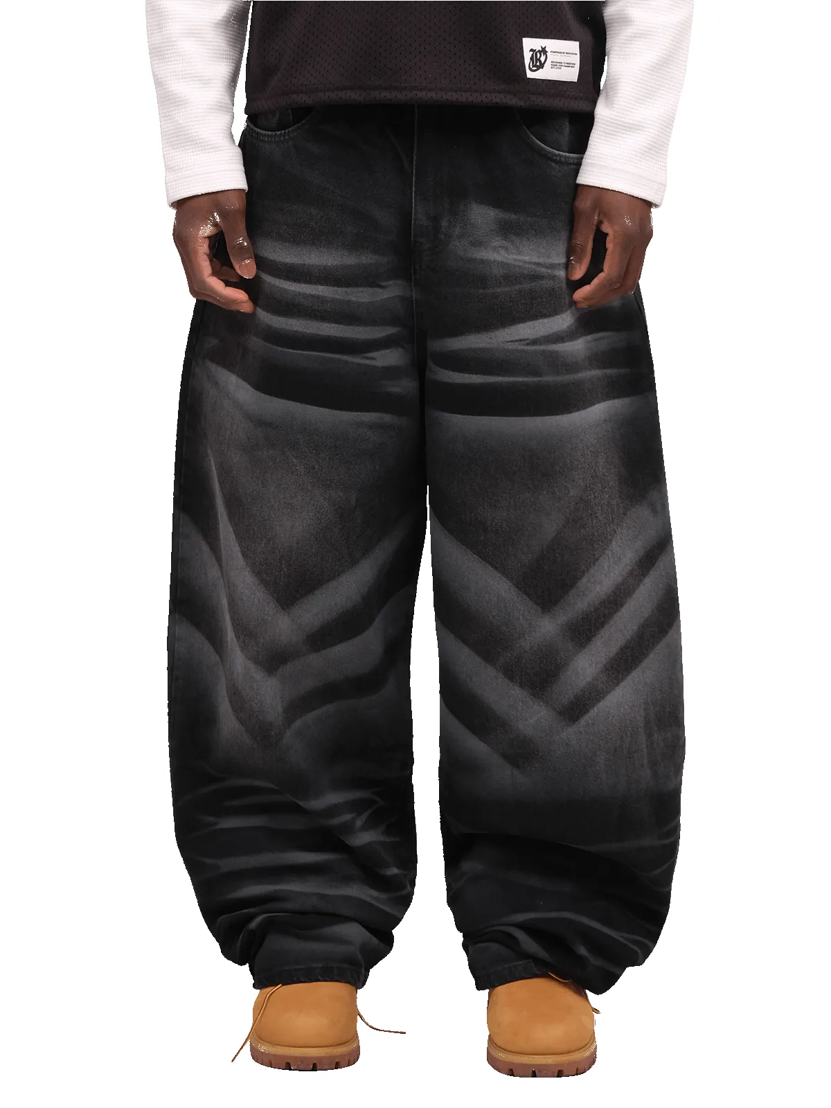 Grunge Baggy Denim - Black sold by reputation studios product image thumbnail 2