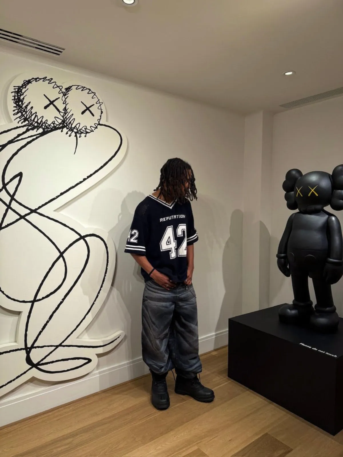 Grunge Baggy Denim - Black sold by reputation studios product image thumbnail 3