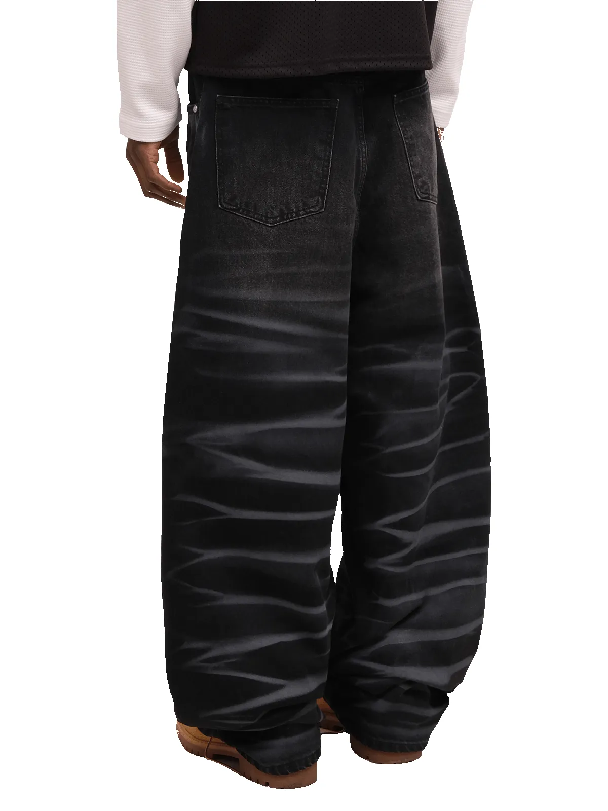 Grunge Baggy Denim - Black sold by reputation studios product image thumbnail 5